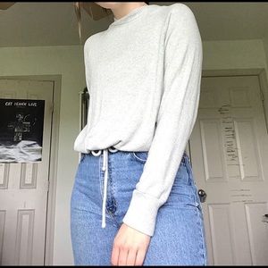 drawstring sweater
